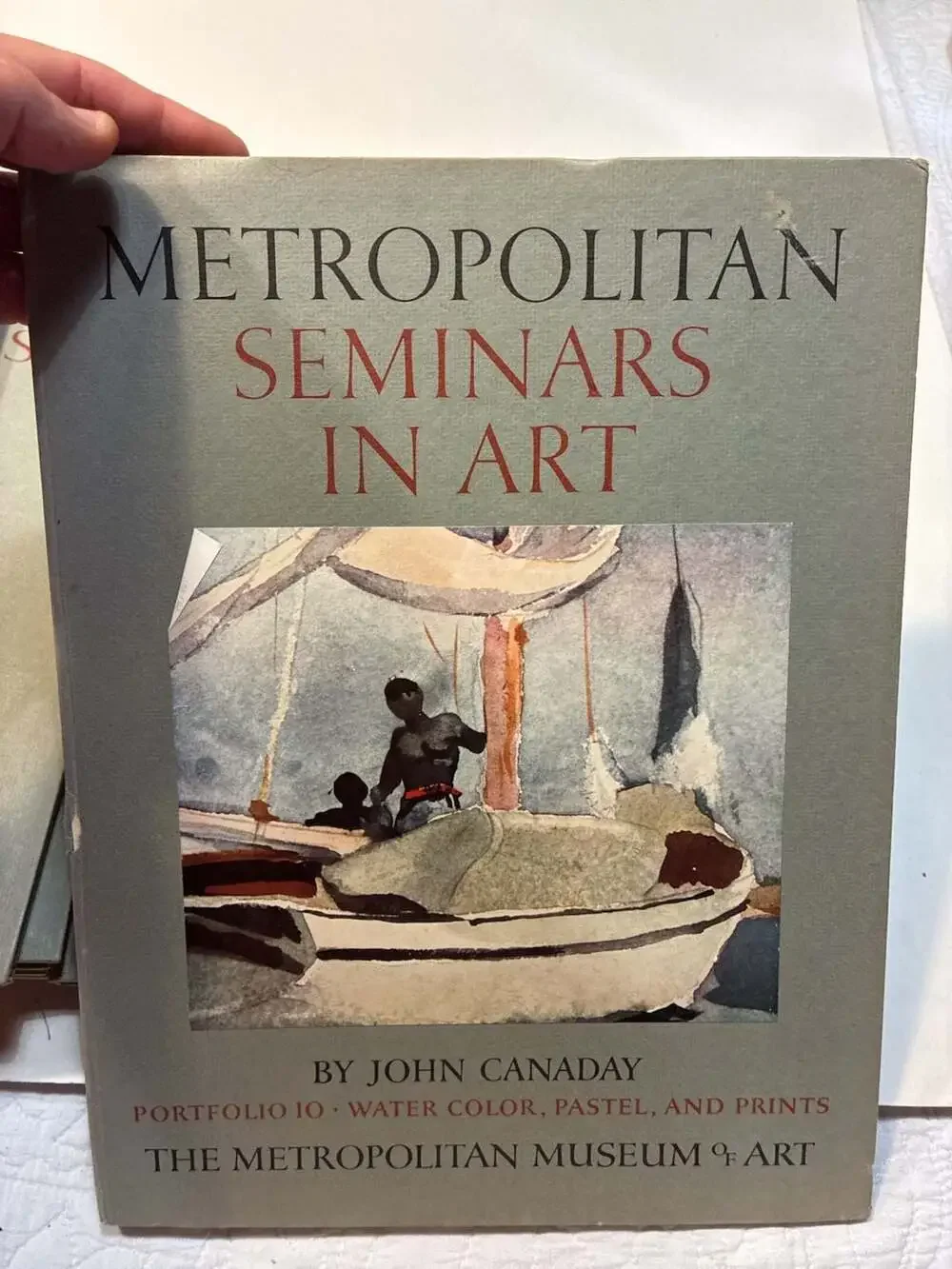 Set of 10 VTG Metropolitan Seminars in Art Portfolios by John Canaday